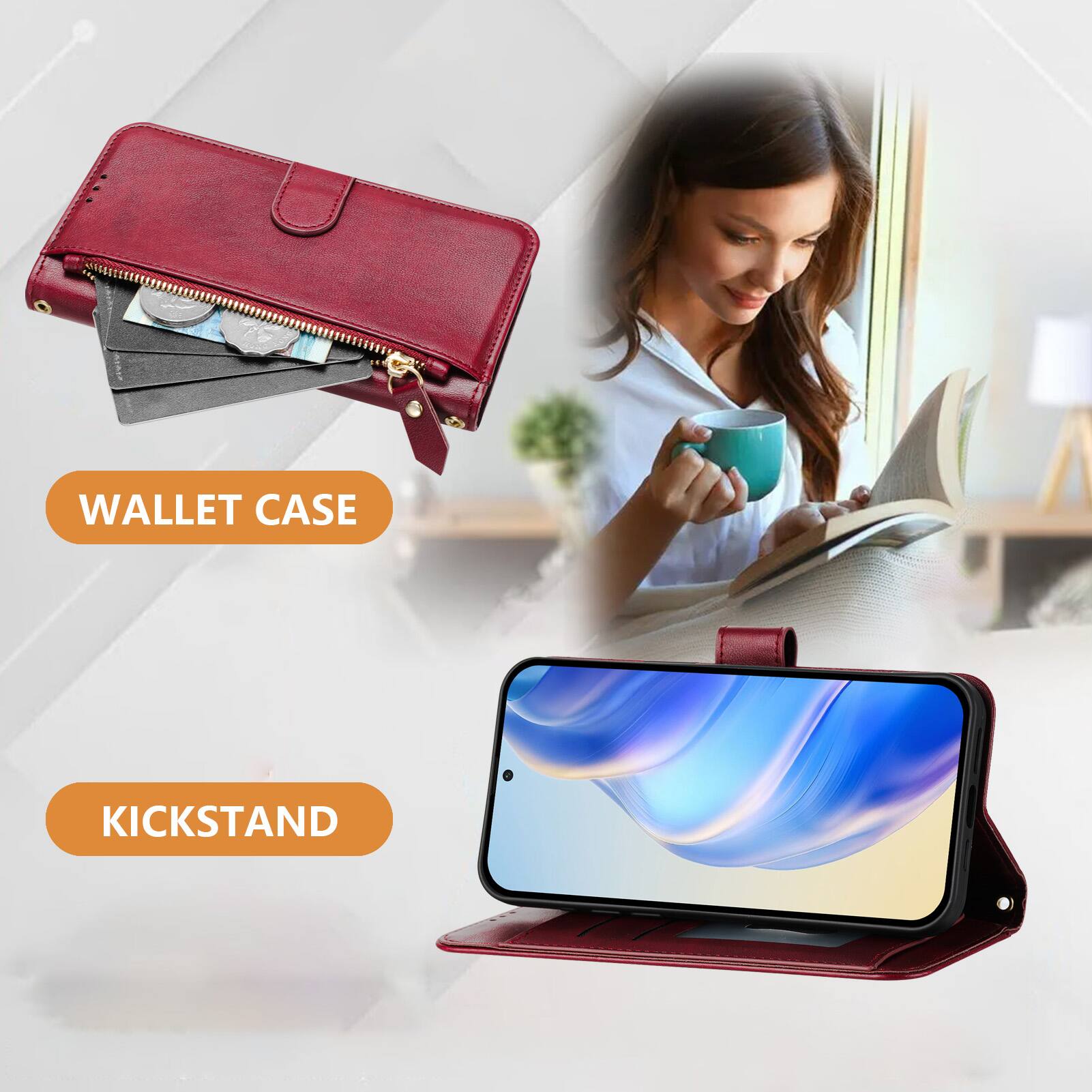 WALLET CASE  
KICKSTAND