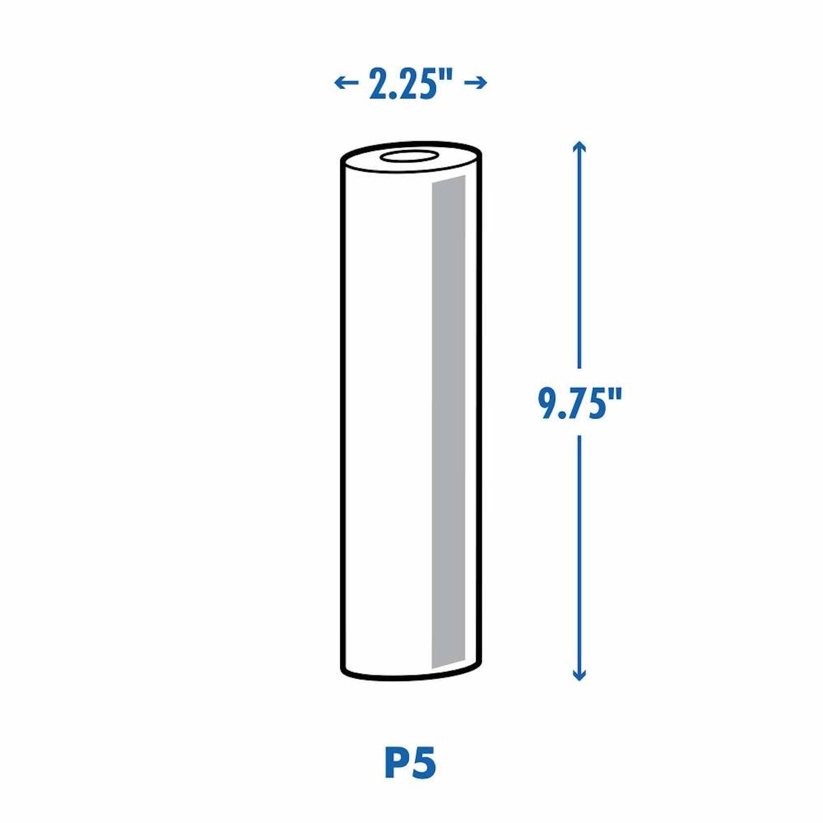 Alt View 11. Culligan - Culligan Fine Whole home Standard  3/4" Replacement Filter 2 Pack - Brown.