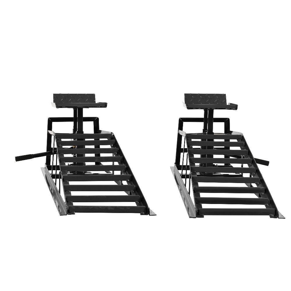 Alt View 1. Ropilly - Ropilly 5 Ton Hydraulic Car Ramps Truck Service Lift 2 Pack.
