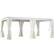Front. Outsunny - x 19' Aluminum Pergola with Adjustable Louvered, Outdoor Pergola with Curtains and Netting - White.