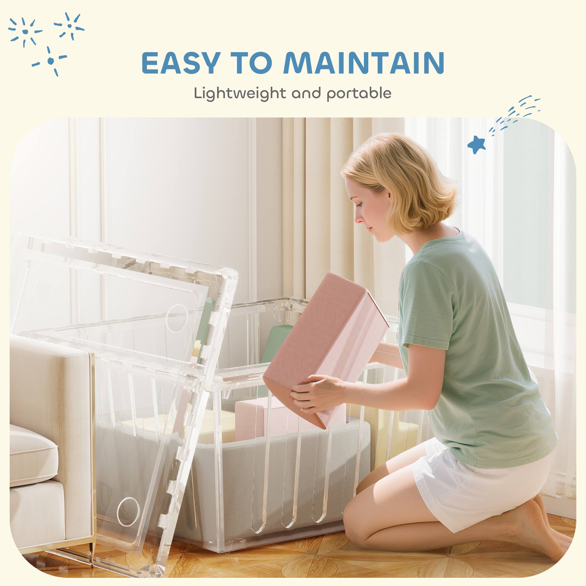 EASY TO MAINTAIN  
Lightweight and portable