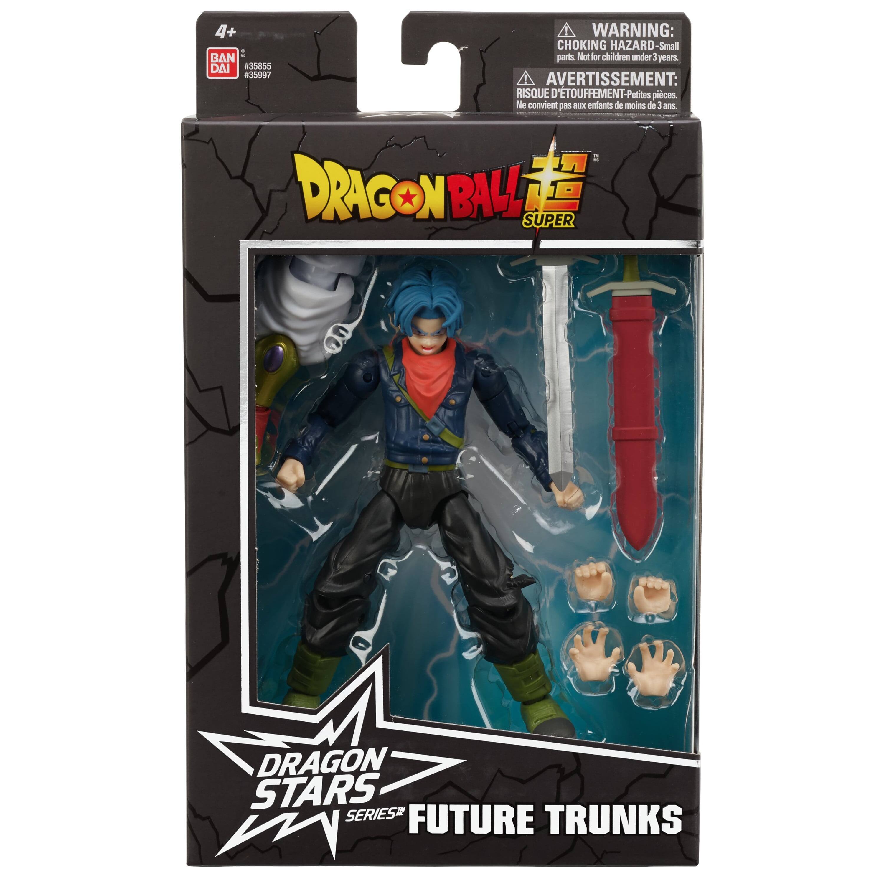 4+ WARNING: CHOKING HAZARD-Small parts. Not for children under 3 years.  
DAI #35855 #35997  
AVERTISSEMENT: RISQUE D'ETOUFFEMENT-Petites pièces. Ne convient pas aux enfants de moins de 3 ans  
DRAGON BALL SUPER  
DRAGON STARS SERIES FUTURE TRUNKS