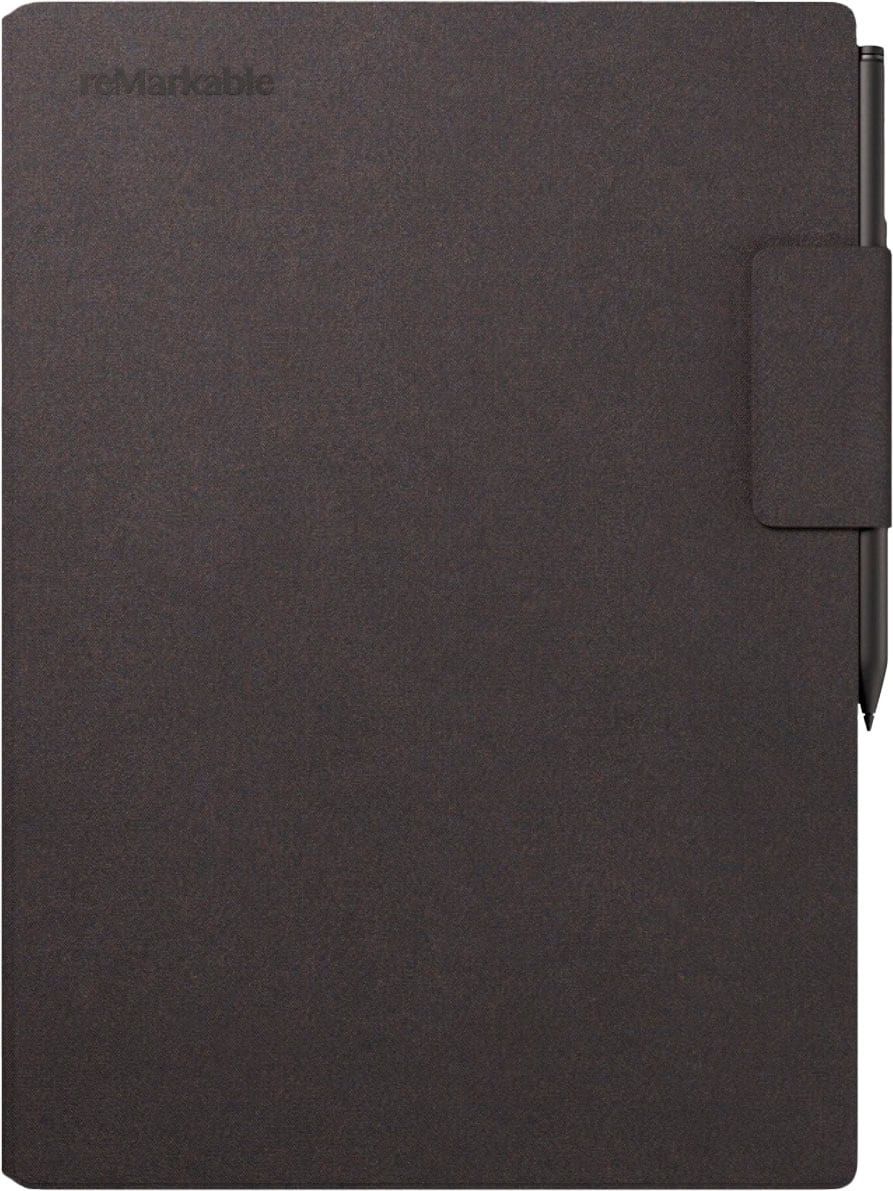 Front. reMarkable Paper Pro - reMarkable Paper Pro - Mosaic Weave Book Folio for your 11.8'' Paper Tablet - Basalt.