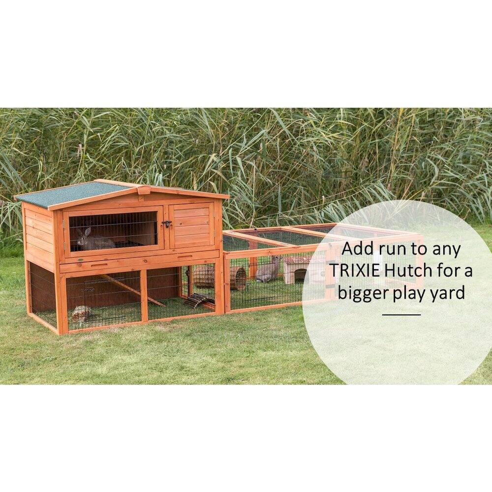 Add run to any TRIXIE Hutch for a bigger play yard