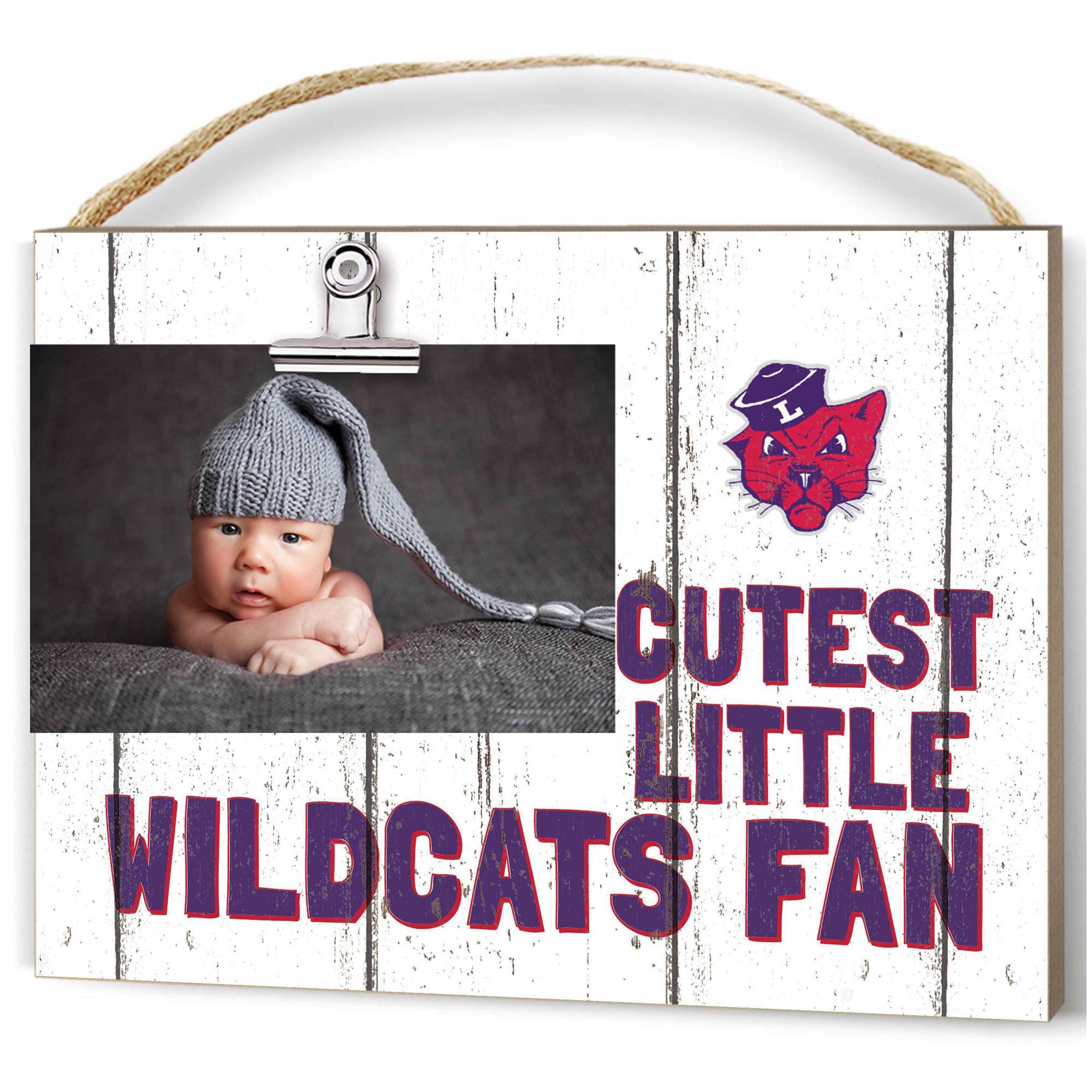 Jardine - Linfield Wildcats 16" x 22" Cutest Little Weathered Logo Frame - White