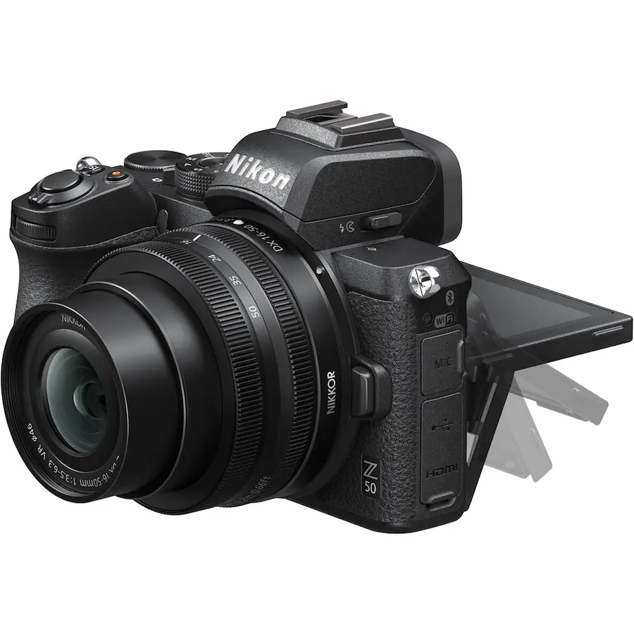 Static Detection Mic Nikon Z50 Mirrorless Camera with 16 50mm and 50 250mm Lenses 1632 ...