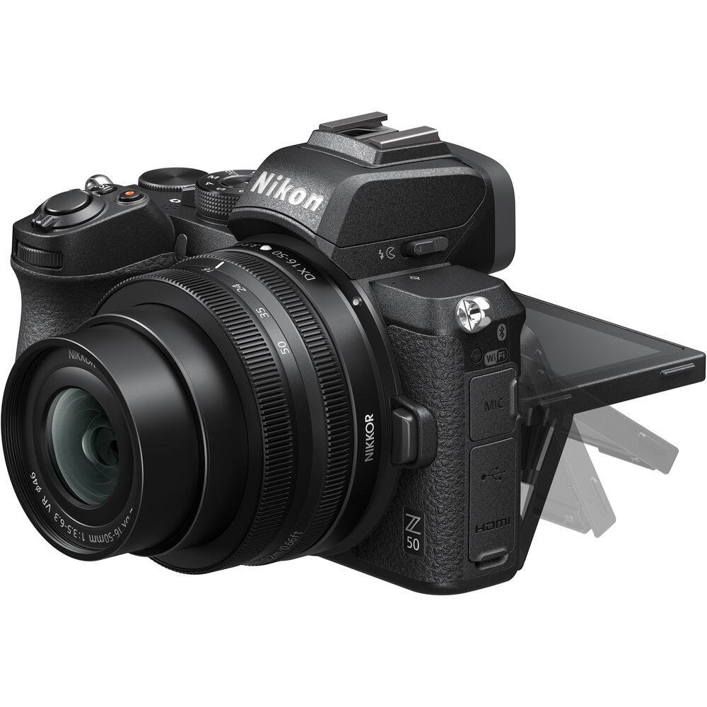 Nikon 16-50 DX 12 35 $C NIKN 50 Wi Fi $46 VR 1:3.5-6.3 T wwgs-91 km/0.56ft 0.66ft NIKKOR Z 50 MIC MGH