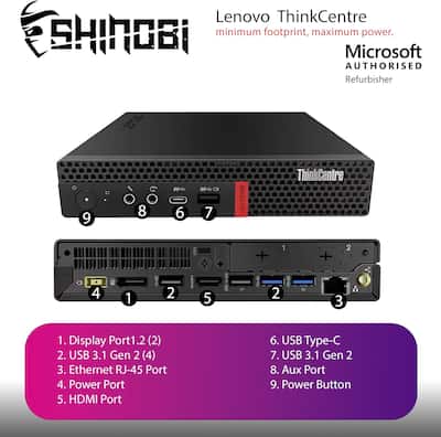 Lenovo Refurbished Excellent ThinkCentre M75Q G1 Micro PC, AMD Lenovo Refurbished Excellent ThinkCentre M75Q G1 Micro PC, AMD
