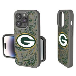Keyscaper - NFL - Green Bay Packers Paisley iPhone Soft Touch Case - 15 - Gray