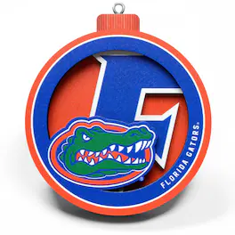 YouTheFan - Florida Gators 3D Logo Series Ornament - Multicolor