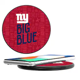 Keyscaper - New York Giants 15 Watt Wireless Induction Charger - Black