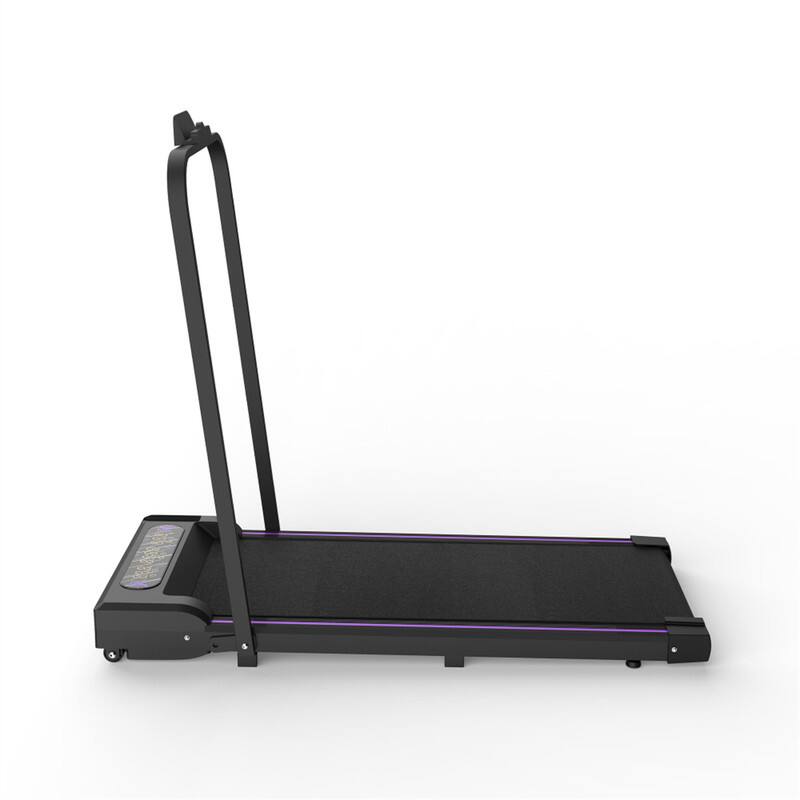 Alt View 10. HTUTWOO - Under Desk Treadmill Walking Pad - 2 in 1 Portable Treadmill with Handle Remote Control LED Display, Jogging Machine - Black.