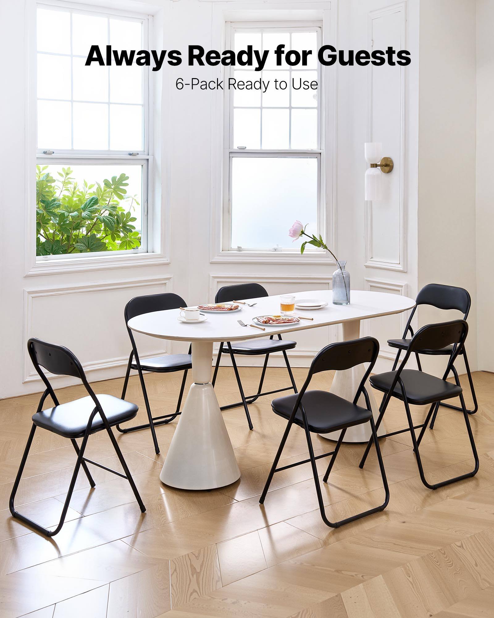 Always Ready for Guests  
6-Pack Ready to Use