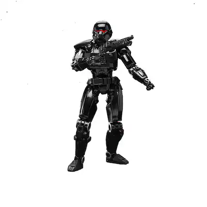 Front. Star Wars - Hasbro F5895 3.75 inch Star Wars The Vintage Collection Dark Trooper Action Figure - Black.