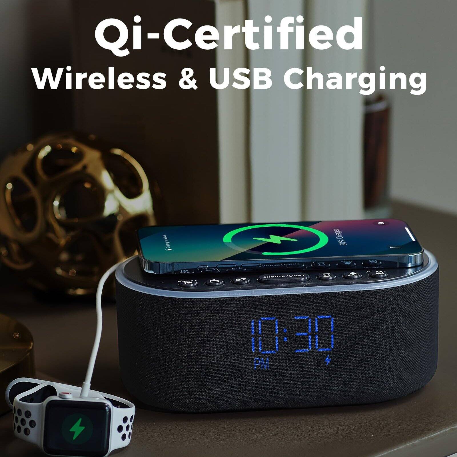 Qi-Certified Wireless & USB Charging