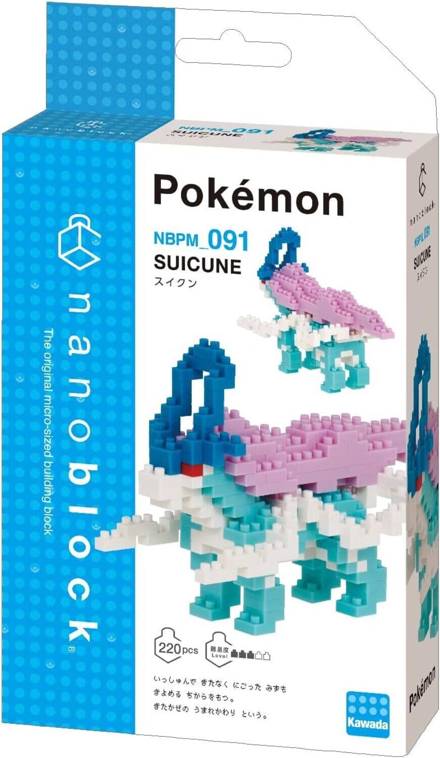 20 NEI PTA UIGUNE 001  
Pokemon narztiock lock 11 NBPM_091 L8 SPL SUICUNE SUCUNE 3  
The original micro-sized building block nanoblock 220 pcs  
Level d  
Pokémon  
Kawada