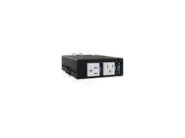 Middle Atlantic - NEXSYS Compact PDU - 15A, 2 Outlets, Surge Protection, 120 VAC, NEMA 5-15R/P, PDX-215C-SP - Black