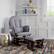 Angle. Storkcraft - Hoop Glider and Ottoman - Espresso/Gray Swirl.