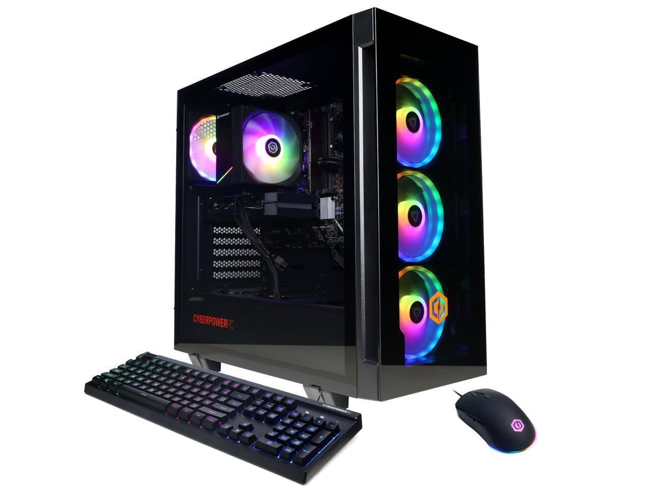 CyberPowerPC - Gamer Master GM70939 - Ryzen 5 5500, 16GB DDR4, RTX 3050 6GB, 1TB NVMe SSD, Windows 11 - Black