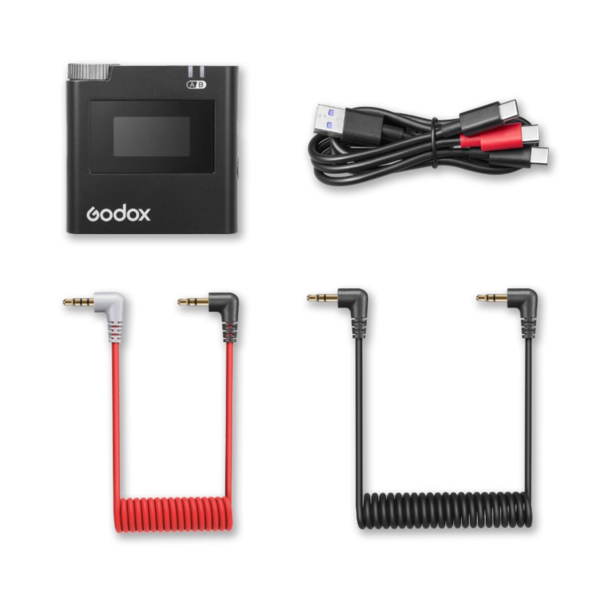 Alt View 4. Godox - Godox Virso RX 2.4GHz Dual-Channel Clip-On Wireless Microphone Receiver.