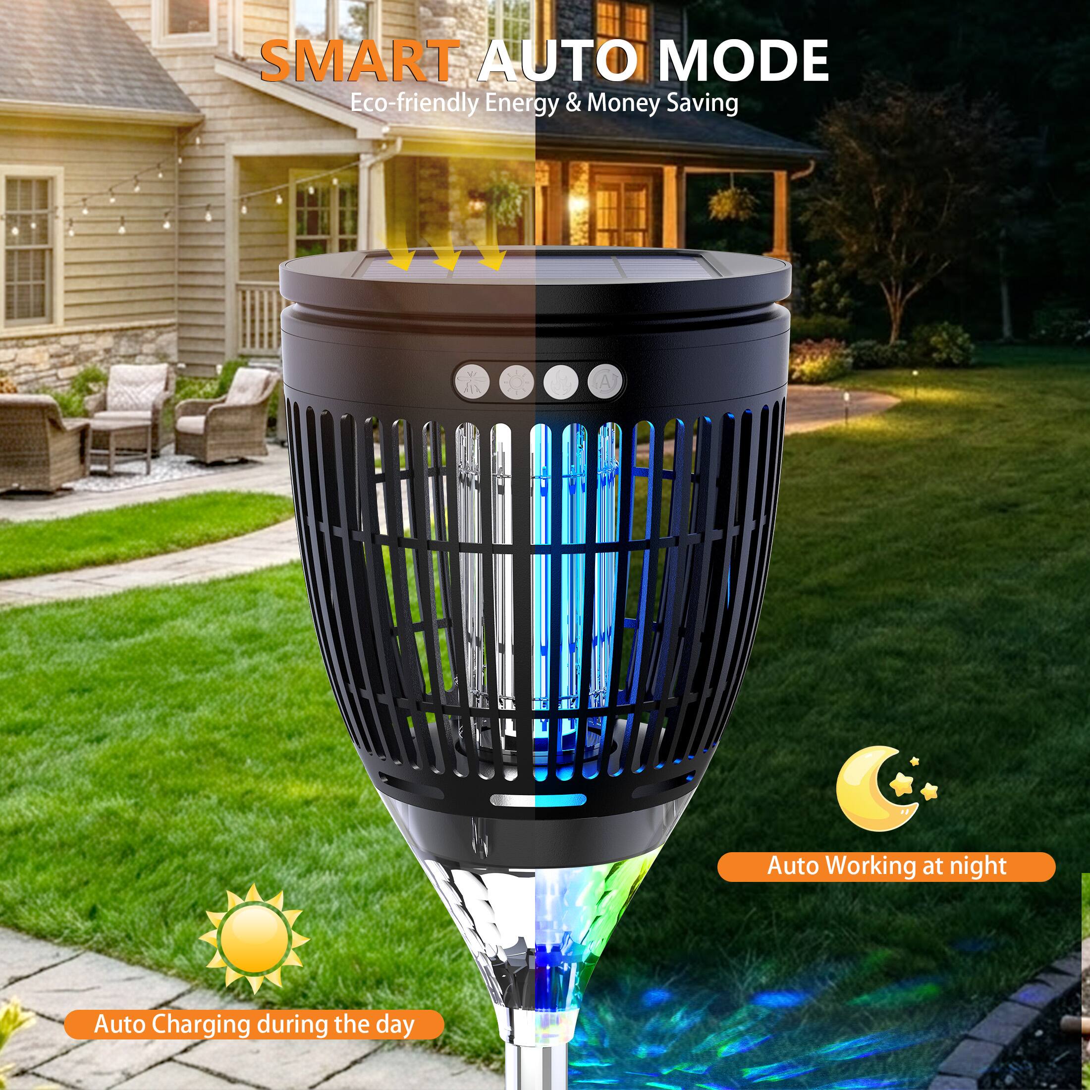 SMART AUTO MODE  
Eco-friendly Energy & Money Saving  

Auto Working at night  
Auto Charging during the day