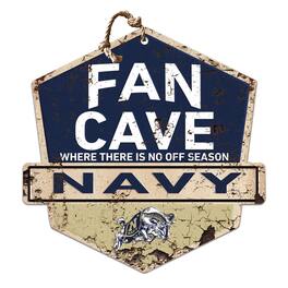 Jardine - Midshipmen 20'' x 20'' Fan Cave Badge Sign - Navy