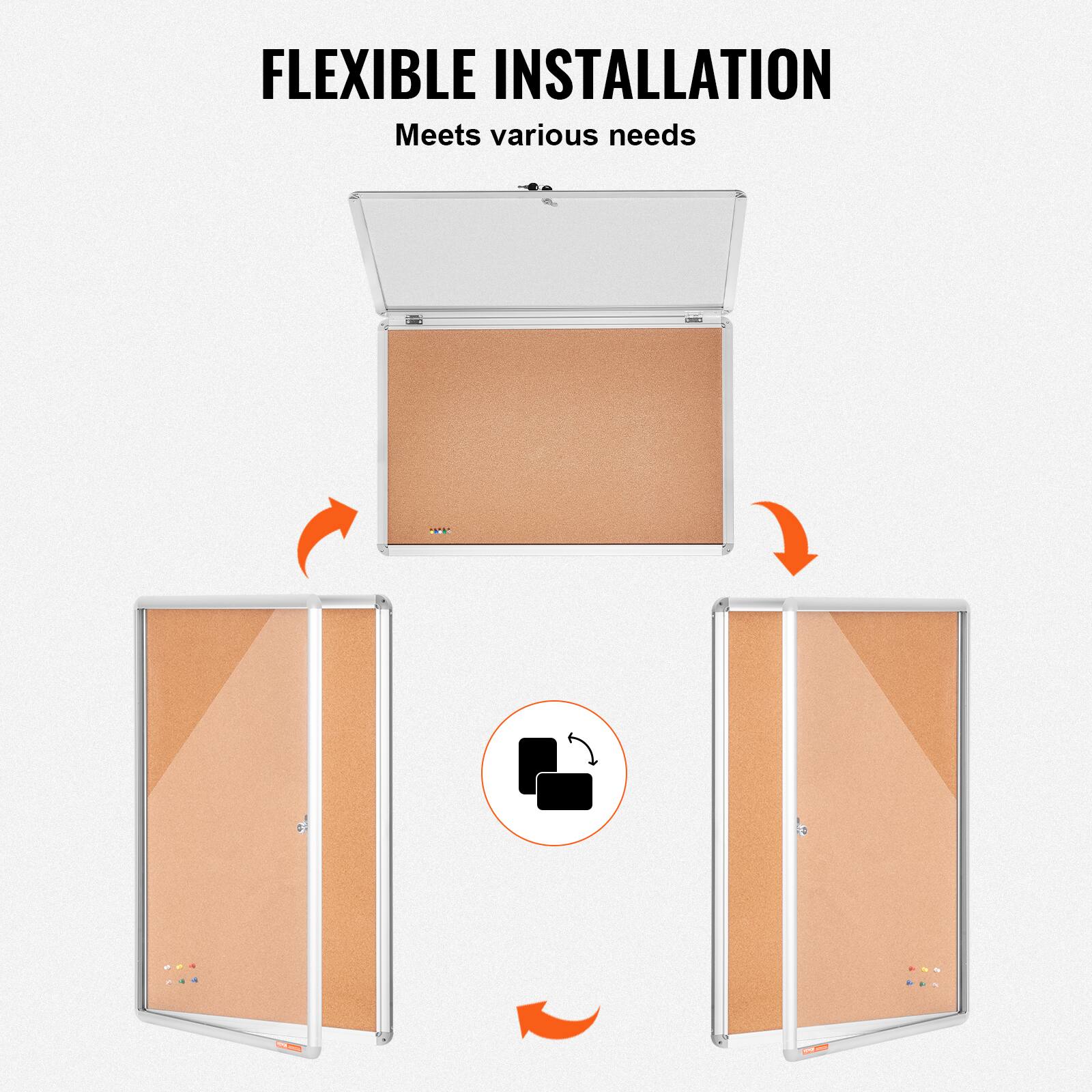 FLEXIBLE INSTALLATION Meets various needs