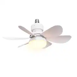 Airbro - 21" 3-Speed Socket Fan with Integrated Light, 3 Color Modes, Sleep Timer, Remote, FLA-21