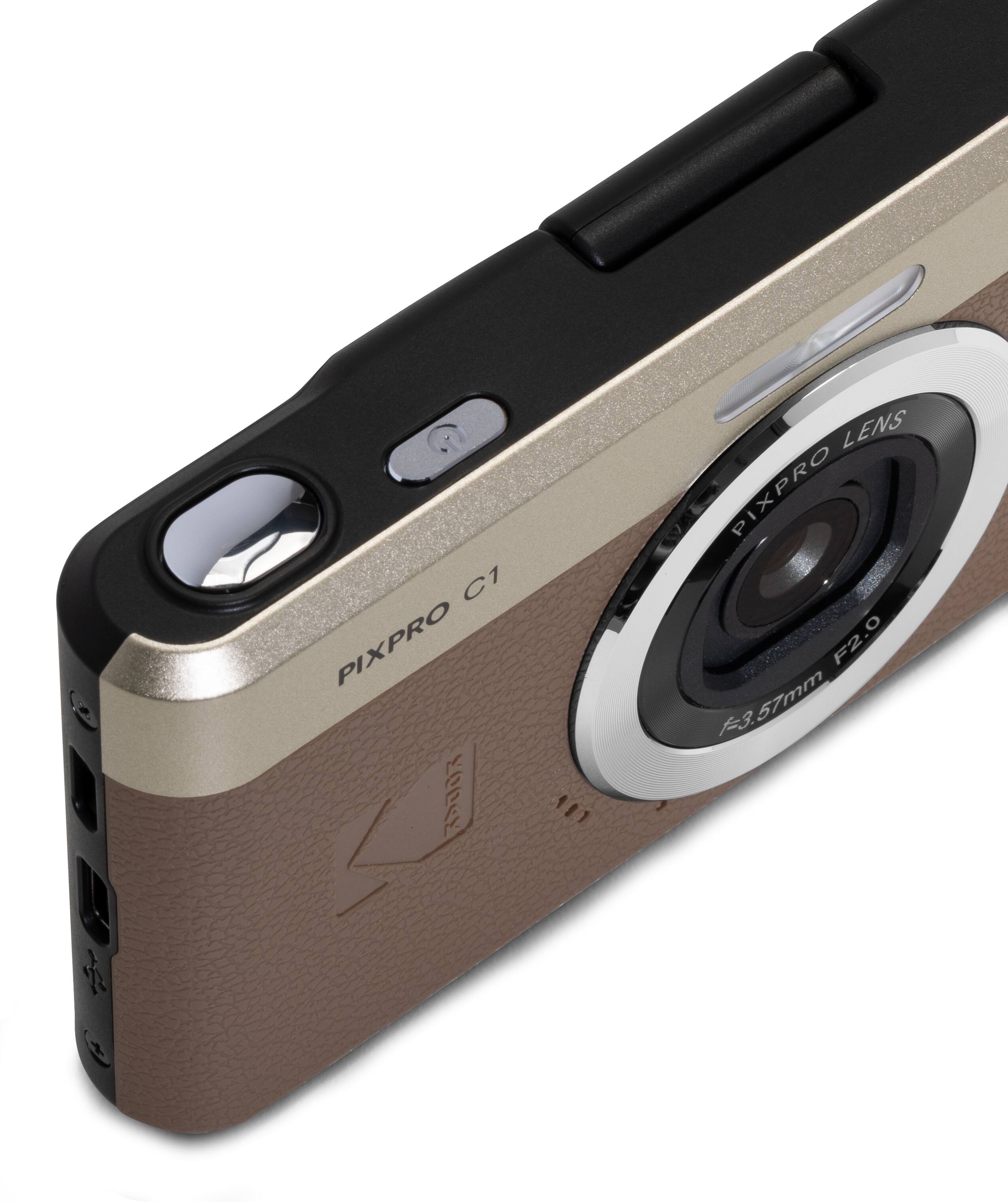 KODAK PIXPRO C1 デジタルカメラ　ブラウン Kodak PIXPRO C1 Digital Camera Brown DSC-C1-BN-US-1 - Best Buy