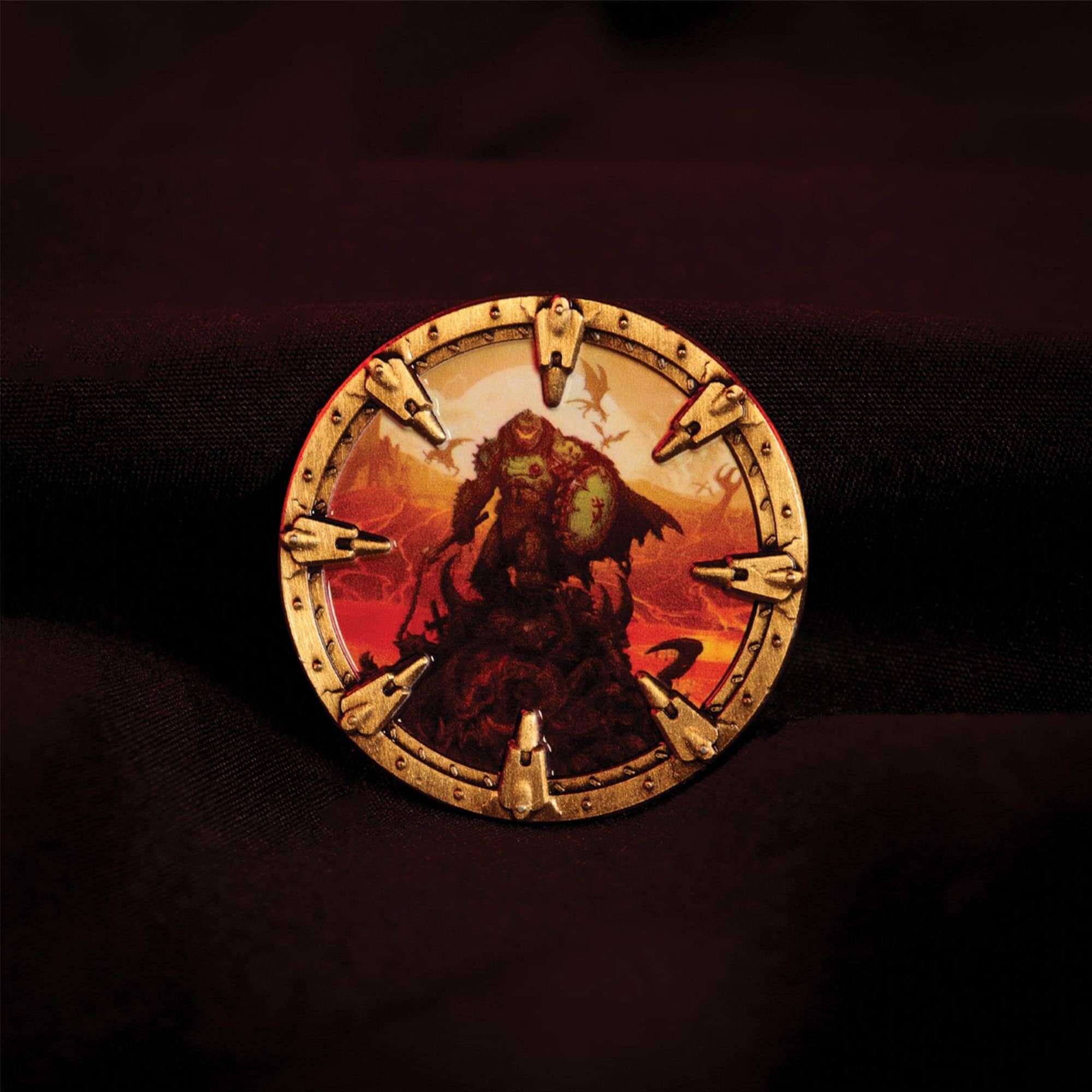 Alt View 3. PopMarket - DOOM: The Dark Ages - Limited Edition Coin - Doom Slayer Collectible Coin   - COLLECTIBLES - Multicolor.