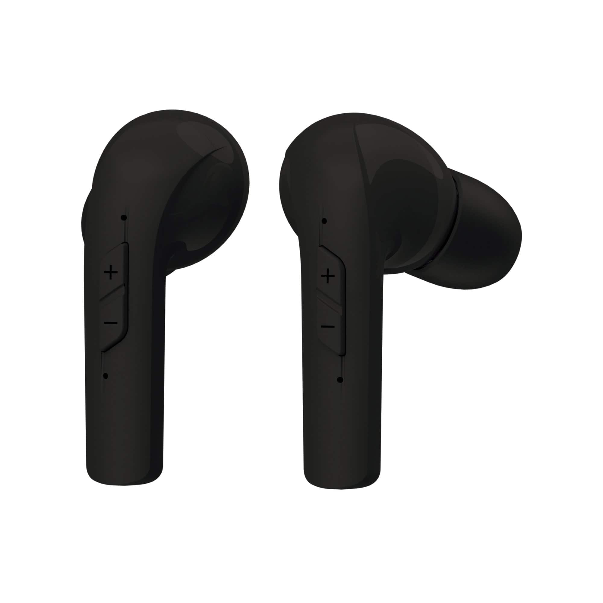 Harmonix - Elevate Self-Fitting OTC Hearing Aids - Rechargeable with Charging Case, Bluetooth Streaming, 4 Programs - Black