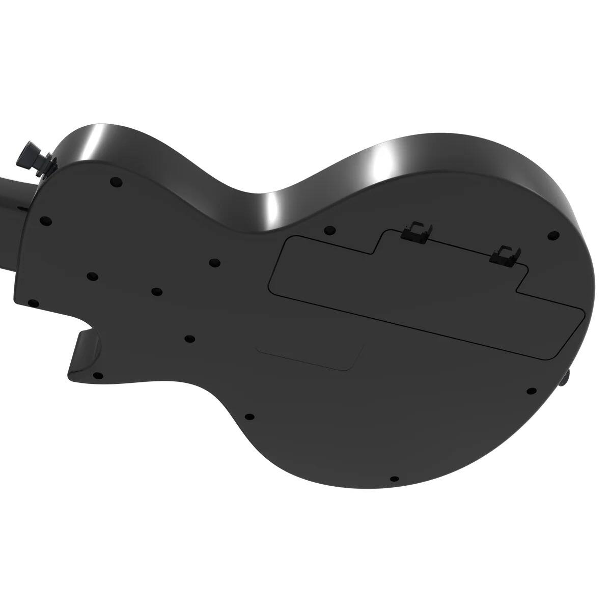 Alt View 3. Hyperkin - Hyperkin "Hyper Strummer" Wireless Guitar for Wii - Black - Black.