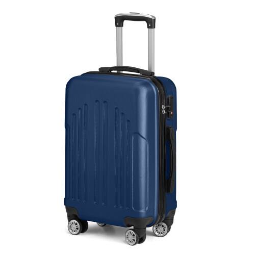 Alt View 1. Winado - 20" Airline Approved Small Trolley Case ABS Hardside Suitcase with Double Spinner Wheels & TSA Lock for Travel Business - Navy Blue.