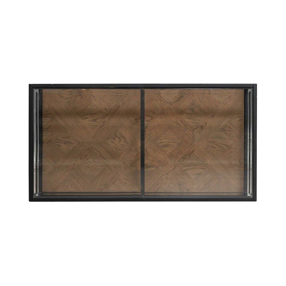 Alt View 2. Liberty Furniture Industries - Bedford Cocktail Table for Living Room - Weathered Oak - Brown.