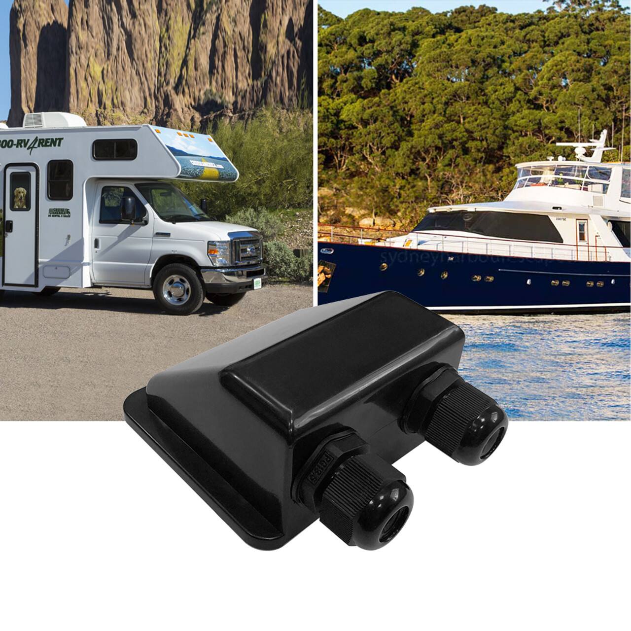 The text on the image reads "00-RV RENTALS."