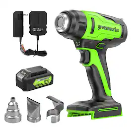 Greenworks - 24V Cordless Heat Gun - 4.0Ah Battery and Charger