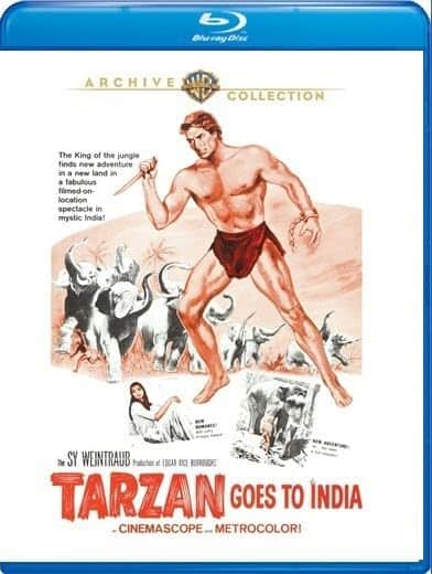 Front. Tarzan Goes to India - BluRay.