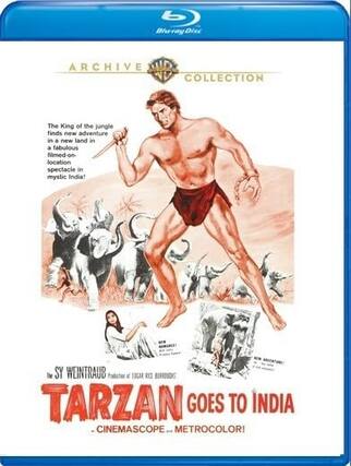 Front. Tarzan Goes to India - BluRay.