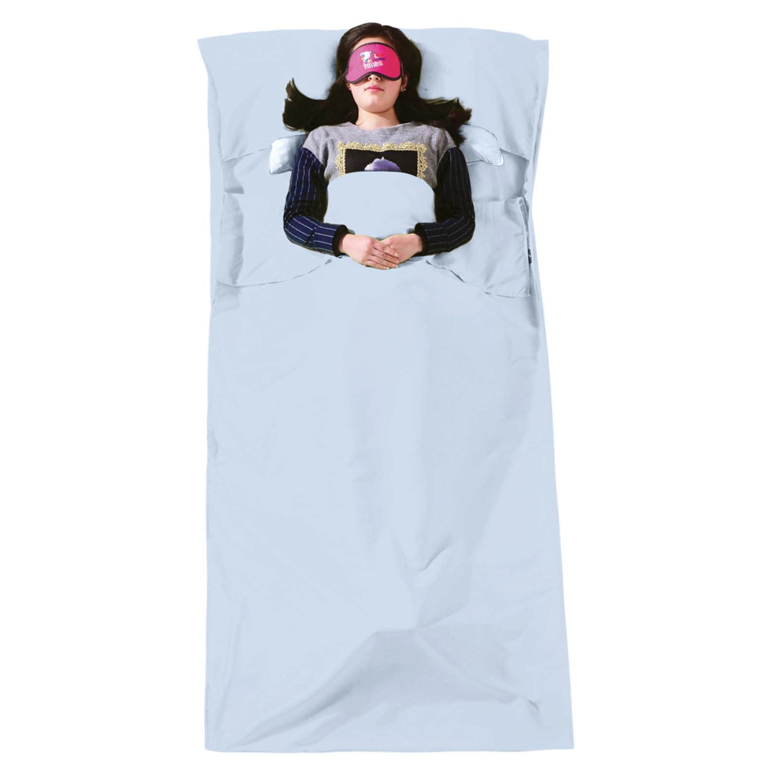 01 Light Blue-L - 70.8x82.6"