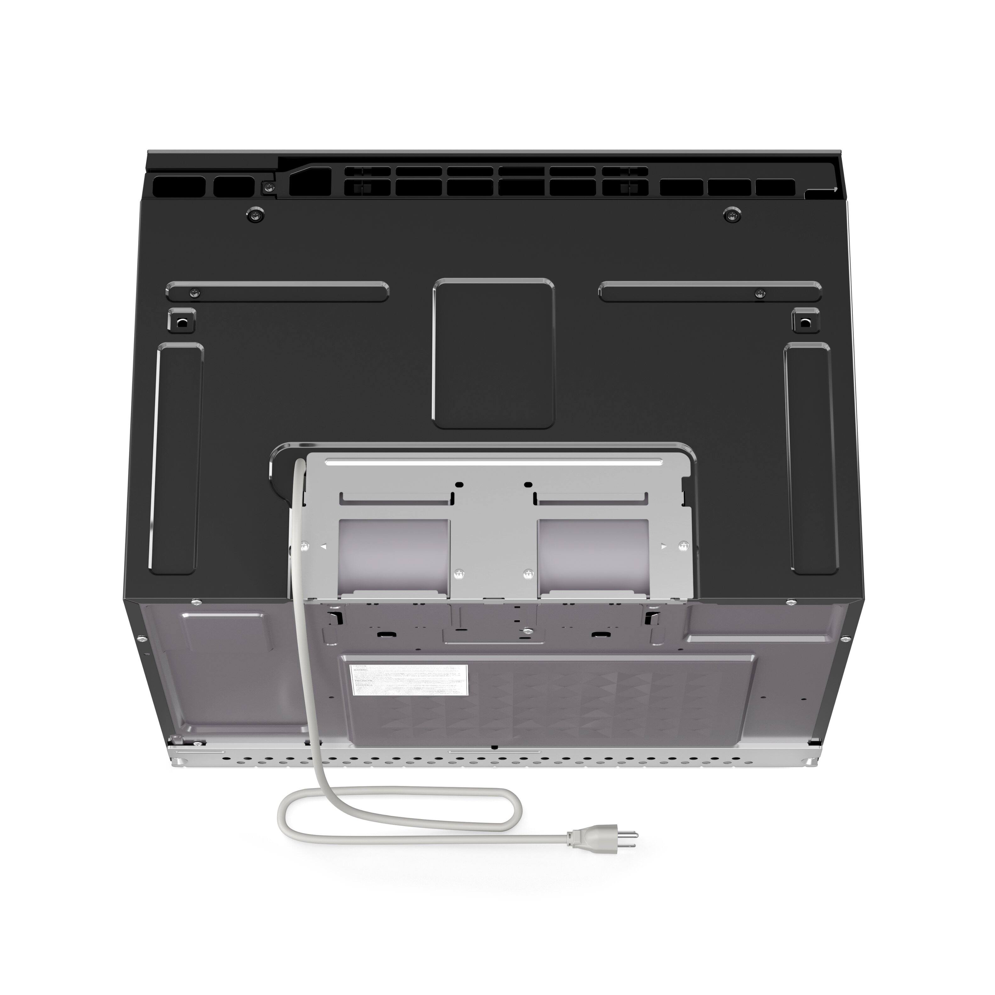 Alt View 4. Koolmore - 1.3 cu. ft. Over the Range Stainless Steel Microwave, 300 CFM, One Panel (KM-MOT-OP1SS) - Stainless-Steel.
