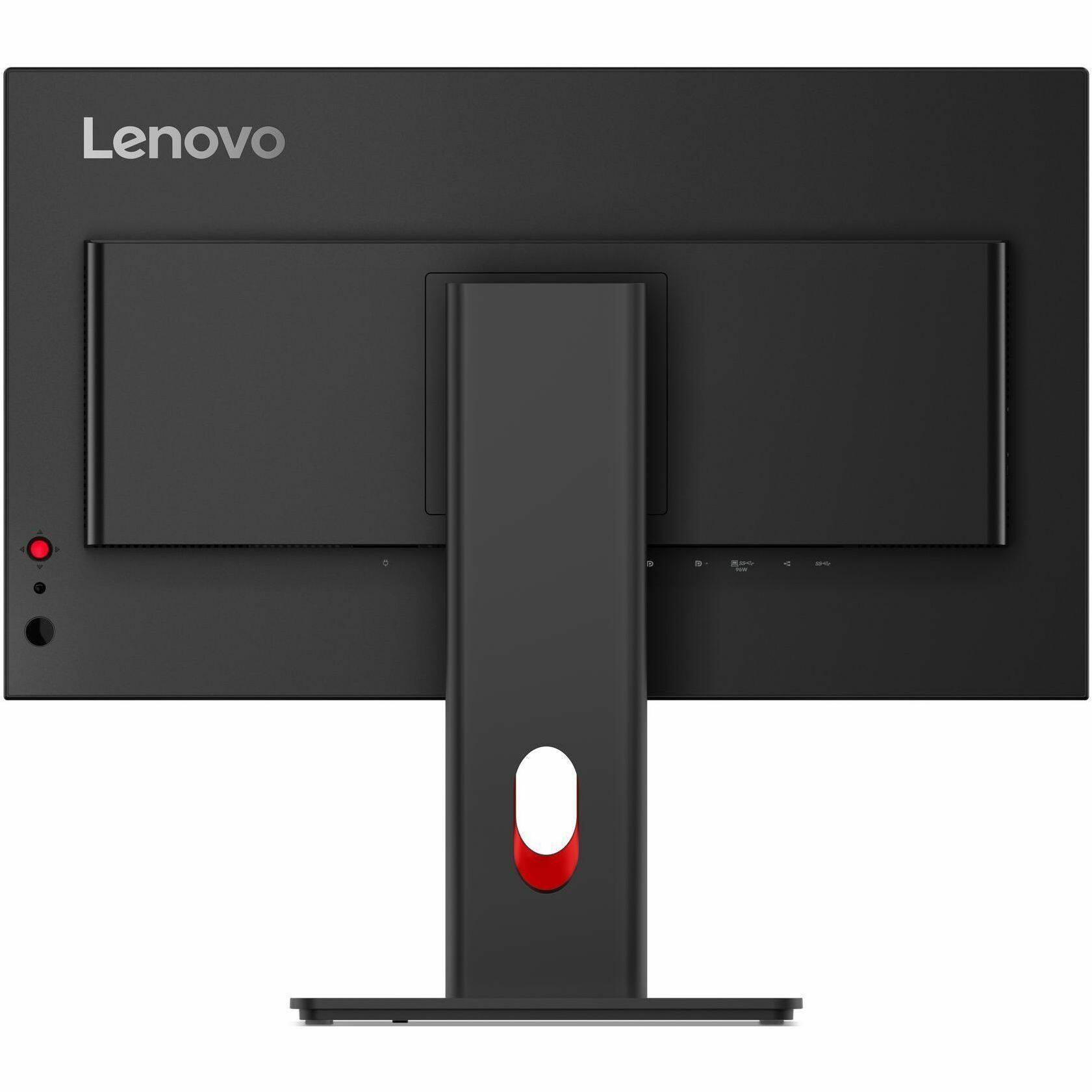 Alt View 4. Lenovo - Lenovo ThinkVision T24D-40 24" Class Full HD LED Monitor - 16:9 - Eclipse Black - 23.8" Viewable - In-plane Switching - Eclipse Black.