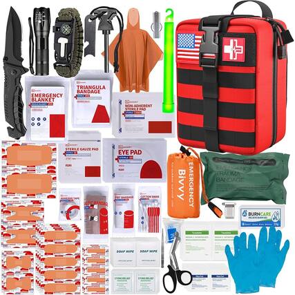 - EMERGENCY BLANKET
- TRIANGULA BANDAGE
- NON-ADHERENT STERILE PAD
- STERILE GAUZE PAD
- EYE PAD
- ADHESIVE TAPE
- PLASTIC BANDAGE
- PBT BANDAGE
- COTTON SWAB
- EMERGENCY TRAUMA BANDAGE
- BURN CARE RELIEF
- SOAP WIPE
- STING RELIEF
- BIVVY EMERGENCY TRAUMA BANDAGE
- SOAP WIPE
- STING RELIEF