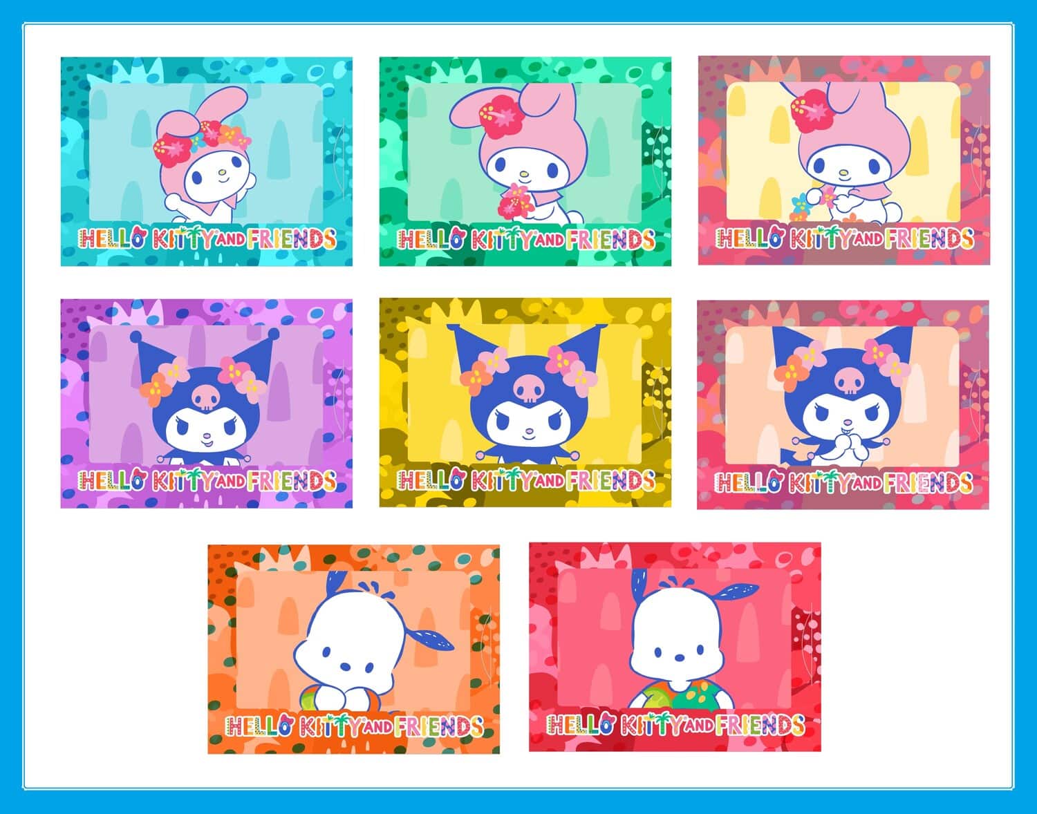 PopMarket CyberCel Hello Kitty and Friends Tropical Series 4 Foil