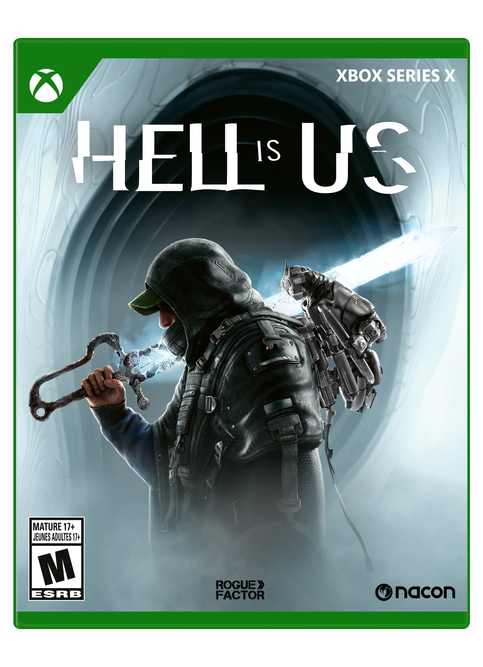 X SERIES X HELL IS US MATURE 17+ JEUNES ADULTES 17+ M ESRB ROGUE FACTOR nacon - RP (Rating Pending)