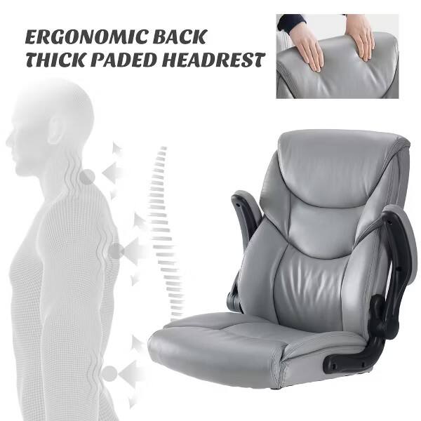 ERGONOMIC BACK THICK PADDED HEADREST