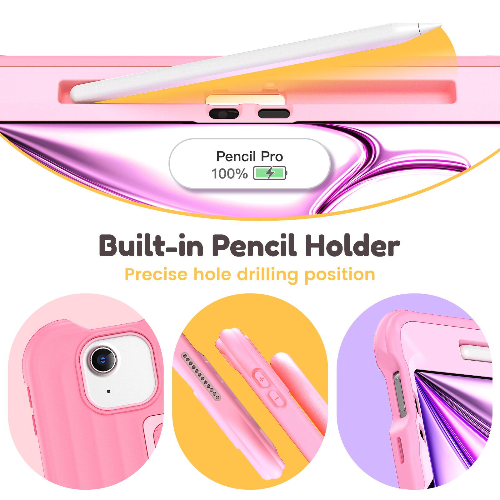 Pencil Pro 100% Built-in Pencil Holder Precise hole drilling position