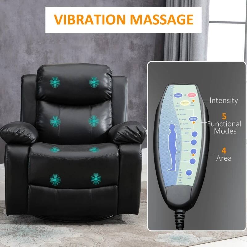 VIBRATION MASSAGE

- Intensity
- 5 Functional Modes
- 4 Area