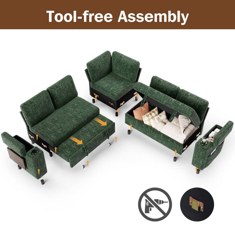 Tool-free Assembly