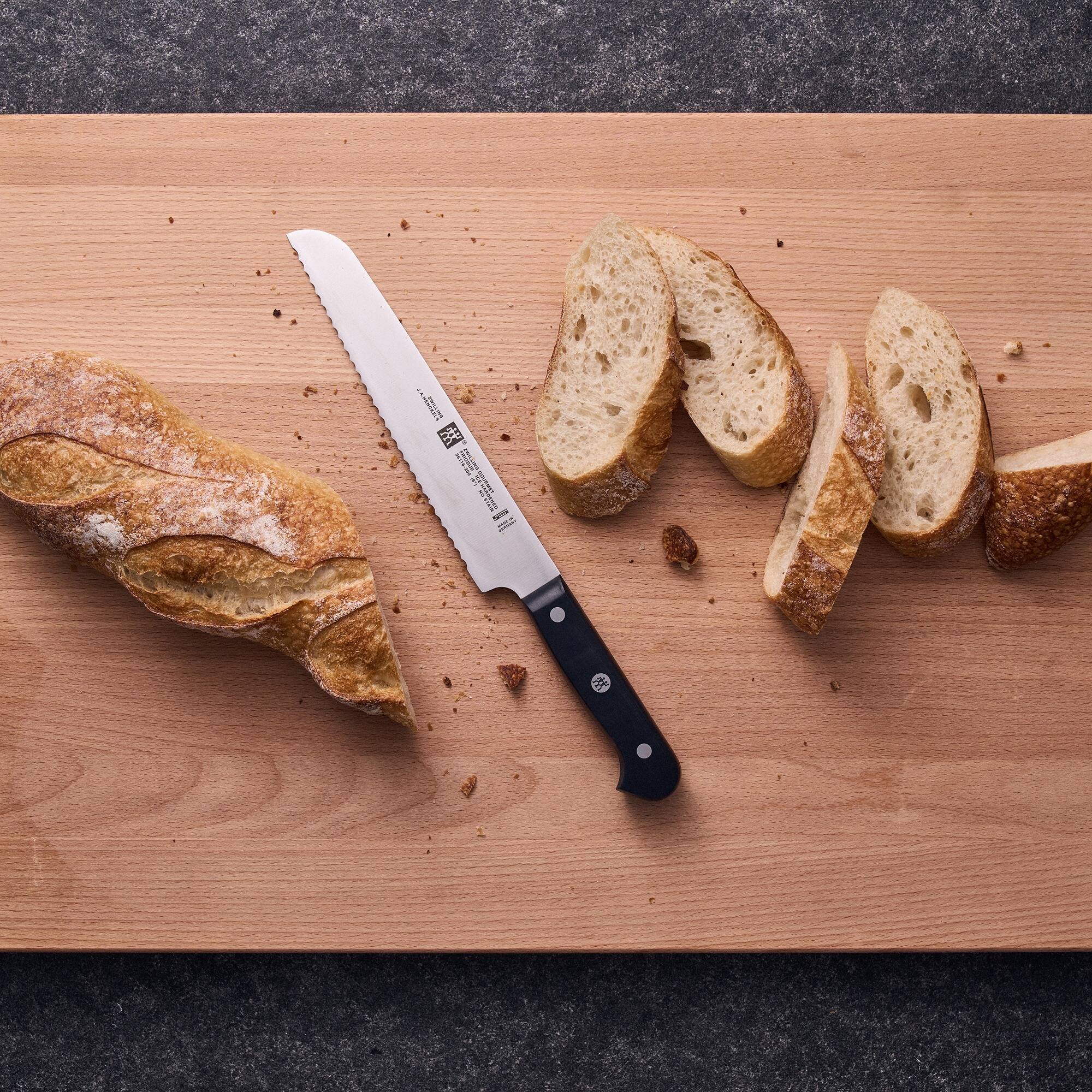 Alt View 4. ZWILLING - ZWILLING Gourmet 8-inch Bread Knife - Black.