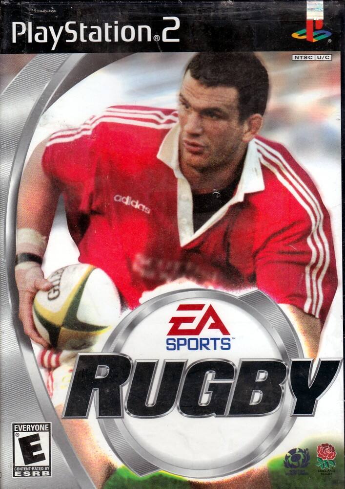 PlayStation 2  
NTSC U/C  

EA SPORTS RUGBY  

adidas  

EVERYONE  
E  
CONTENT-RATED BY ESRB  

ENGLAND RUGBY - E (Everyone)
